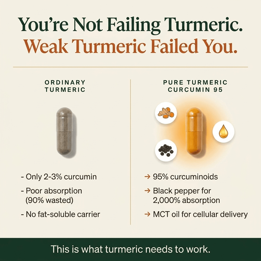 Pure Turmeric Curcumin 95 (1,000mg)