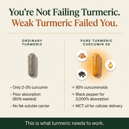 Pure Turmeric Curcumin 95 (1,000mg)
